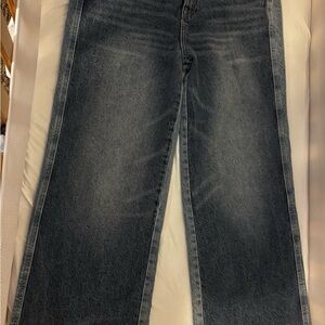 PacSun Women's Straight Leg Jeans - Dark Blue
